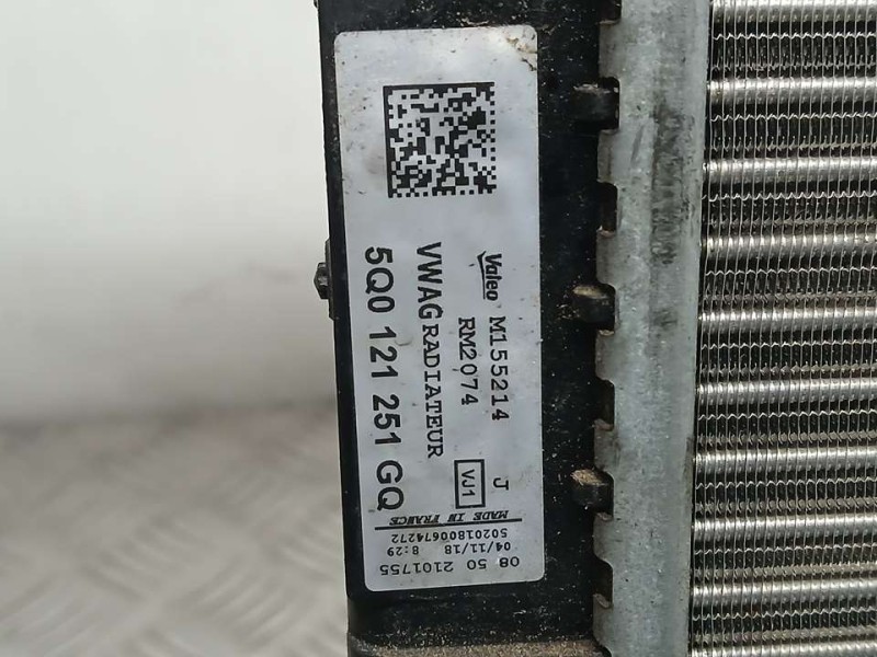 Recambio de radiador agua para volkswagen golf vii lim. (bq1) advance referencia OEM IAM 5Q0121251GQ M155214 VALEO
