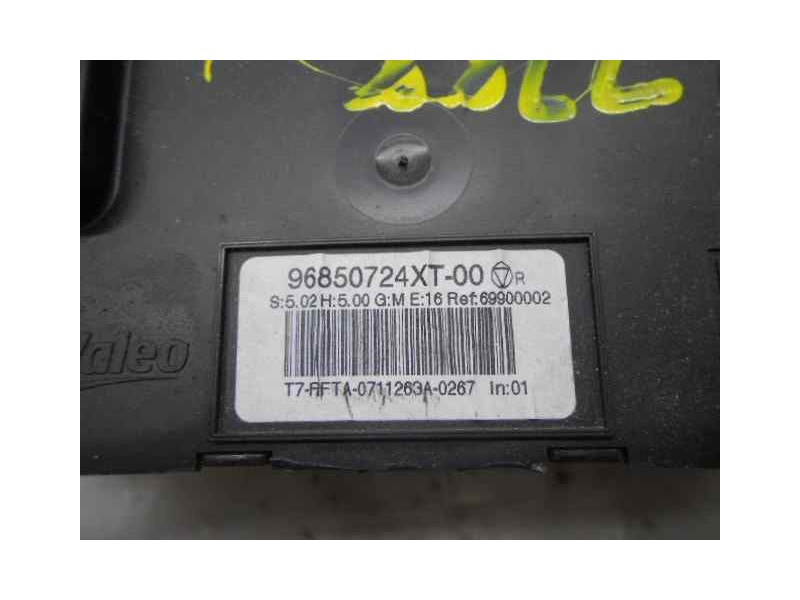 Recambio de mando climatizador para peugeot 308 confort referencia OEM IAM 96850724XT 69900002 VALEO