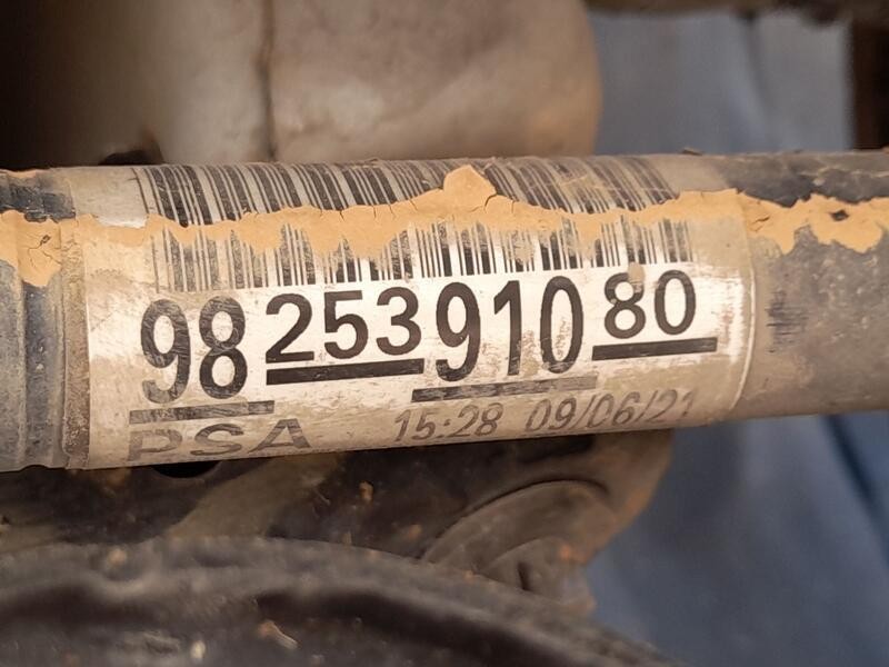 Recambio de transmision delantera izquierda para opel corsa f (p2jo) 1.2 (68) referencia OEM IAM 9825391080  