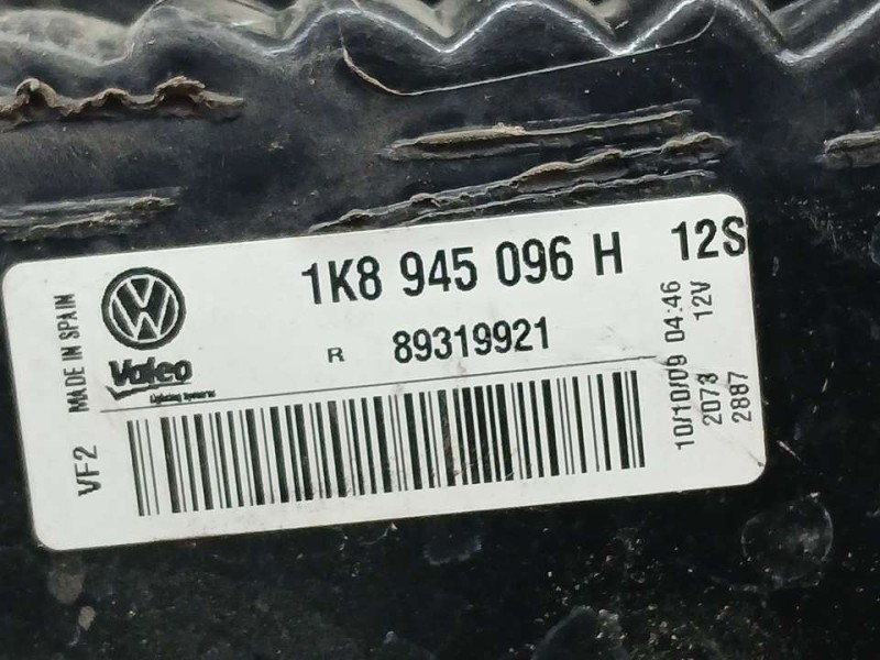 Recambio de piloto trasero derecho para volkswagen scirocco (137) 2.0 tdi (103kw) referencia OEM IAM 1K8945096H 89319921 TOCADO