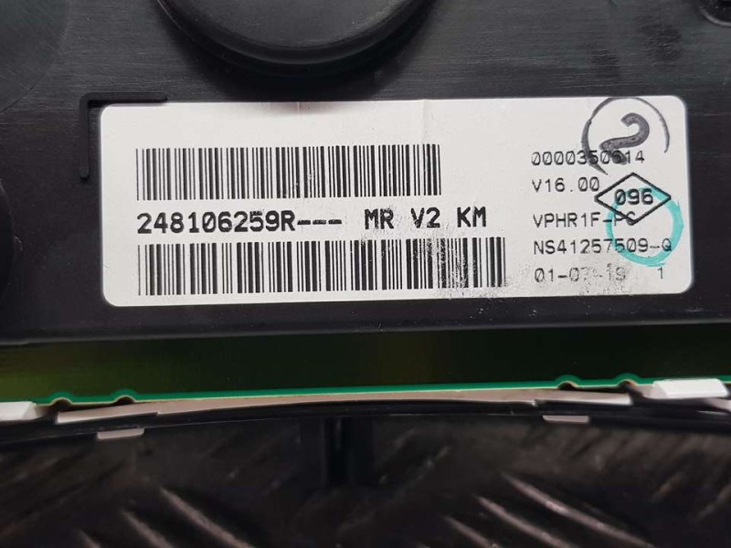 Recambio de cuadro instrumentos para dacia sandero stepway comfort referencia OEM IAM 248106259R  