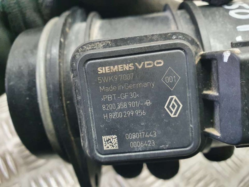 Recambio de caudalimetro para renault clio iii authentique referencia OEM IAM 8200358901B 5WK97007 SIEMENS