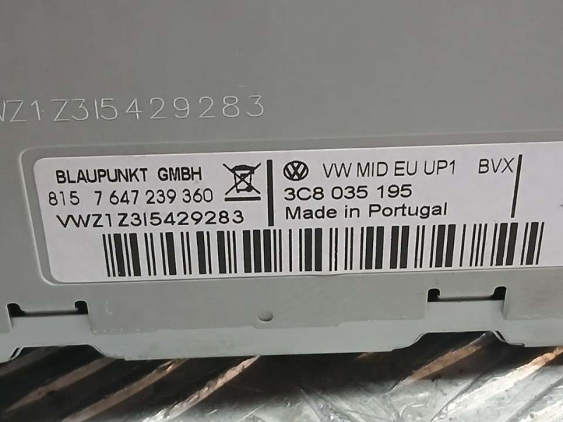 Recambio de sistema navegacion gps para volkswagen scirocco (137) 2.0 tdi (103kw) referencia OEM IAM 3C8057195 7647239360 BLAUPU