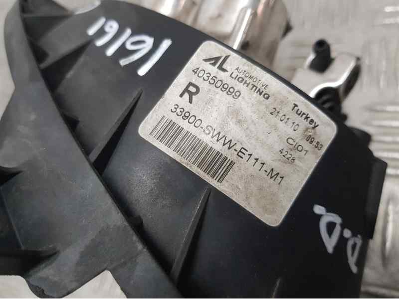 Recambio de faro antiniebla derecho para honda cr-v (re) executive 4wd referencia OEM IAM 40350999  