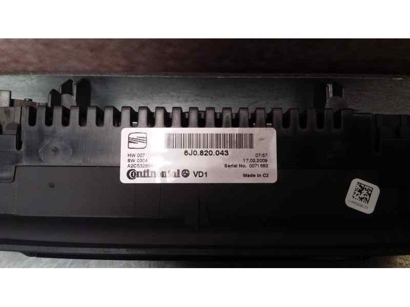 Recambio de mando climatizador para seat ibiza (6j5) stylance / style referencia OEM IAM A2C532864  CONTINENTAL