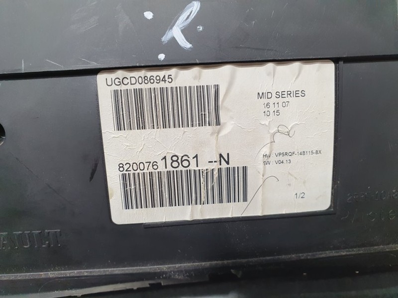 Recambio de cuadro instrumentos para renault clio iii authentique referencia OEM IAM 8200761861N VP5RQF14B115BX 