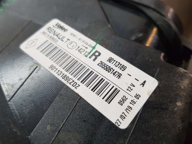 Recambio de piloto trasero derecho para dacia sandero stepway comfort referencia OEM IAM 265506147R 90113189 VALEO