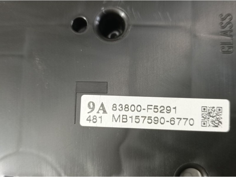 Recambio de cuadro instrumentos para toyota yaris active referencia OEM IAM 83800F5291 MB1575906770 
