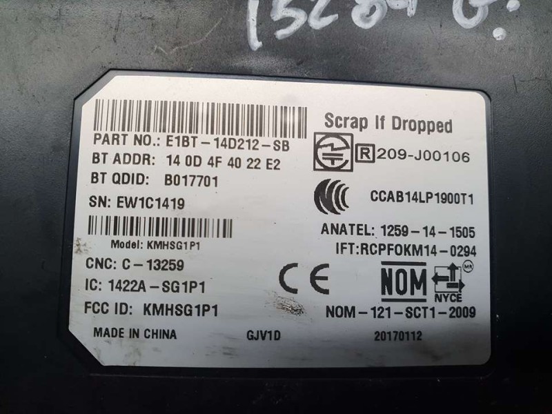 Recambio de modulo electronico para ford focus lim. business referencia OEM IAM E1BT14D212SB EW1C1419 