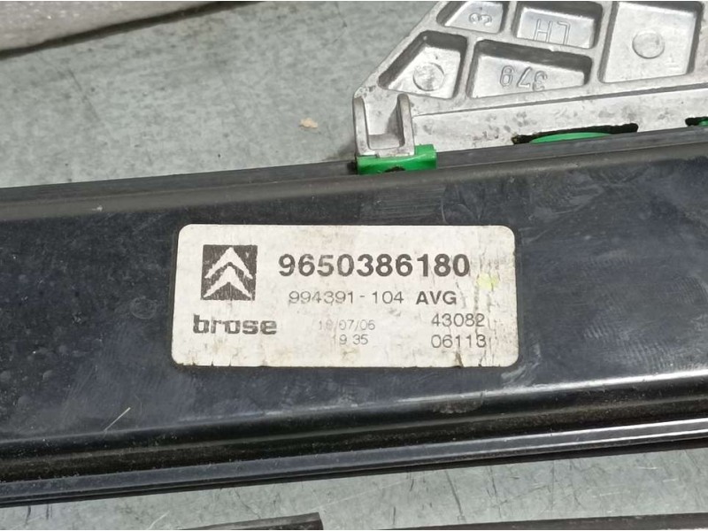 Recambio de elevalunas delantero izquierdo para citroën c6 exclusive referencia OEM IAM 9650386180 994391104 ELECTRICO