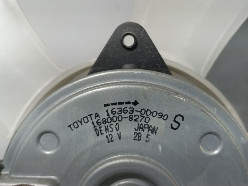 Recambio de electroventilador para toyota yaris active referencia OEM IAM 163630D090 1680008270 DENSO