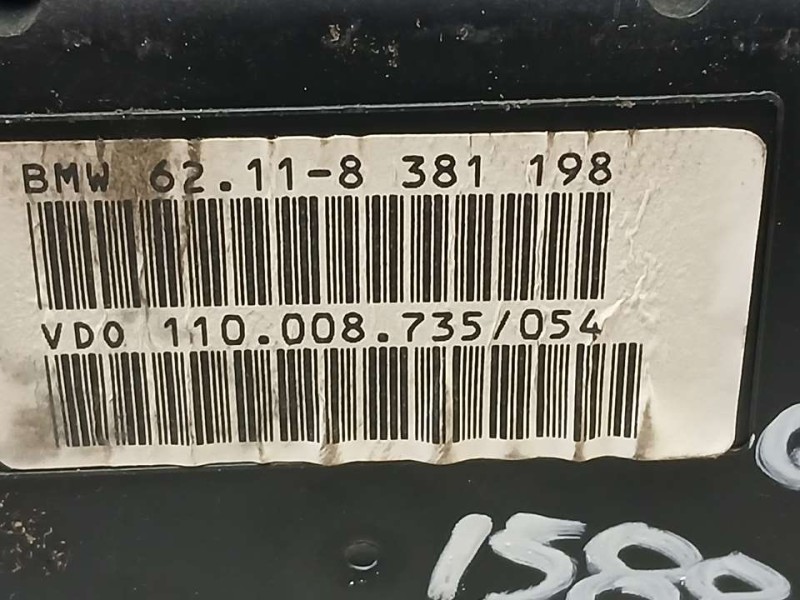 Recambio de cuadro instrumentos para bmw serie 5 berlina (e39) 530d referencia OEM IAM 62118381198 110008735054 VDO