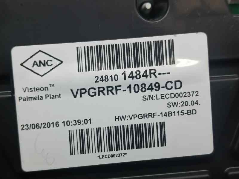 Recambio de cuadro instrumentos para renault clio iv zen referencia OEM IAM 248101484R VPGRRF10849CD 