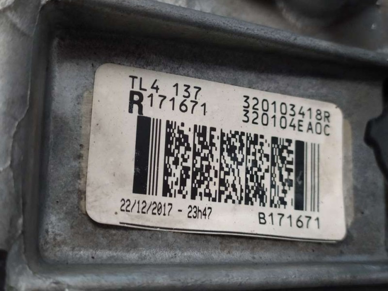Recambio de caja cambios para nissan qashqai (j11) acenta referencia OEM IAM TL4137 B171671 6VELOCIDADES