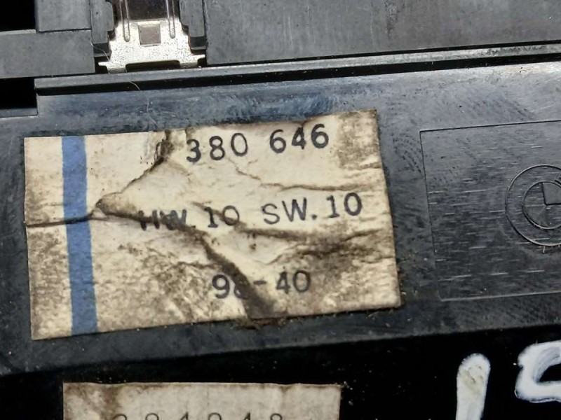 Recambio de mando elevalunas delantero izquierdo para bmw serie 5 berlina (e39) 530d referencia OEM IAM 8380646  C/ MANDO RETROV