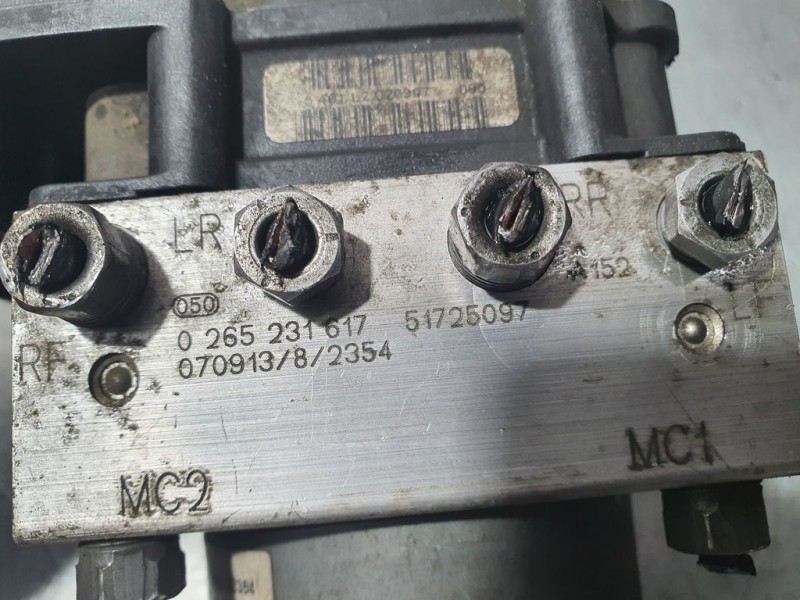 Recambio de abs para citroën jumper caja cerrada (06.2006 =>) 30 l1h1 hdi 120 referencia OEM IAM 51725097 0265231617 BOSCH