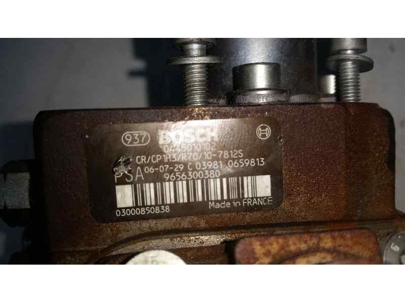 Recambio de bomba alta presion para peugeot 207 1.6 16v hdi referencia OEM IAM 0445010102 9656300380 BOSCH