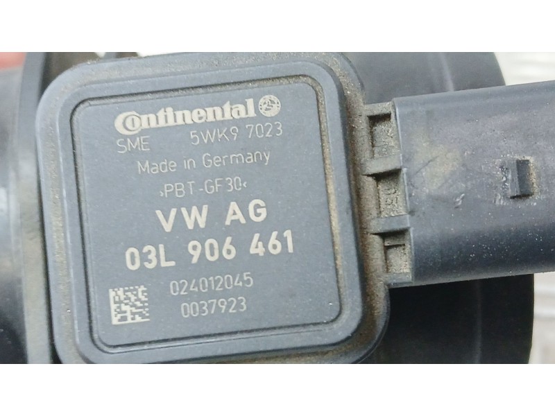 Recambio de caudalimetro para seat leon (1p1) 1.6 tdi referencia OEM IAM 03L906461 CONTINENTAL 5WK97023