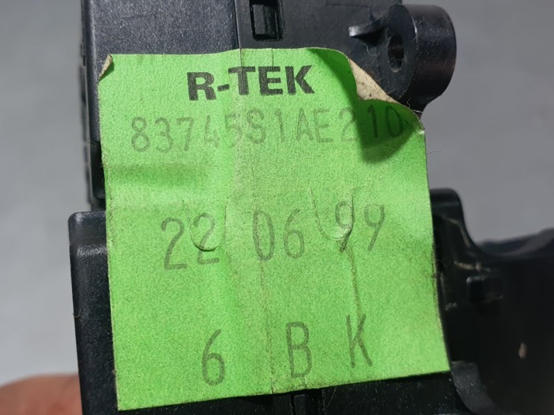 Recambio de mando elevalunas trasero derecho para honda accord berlina (cg7-9/ch1-7) 1.8i ls (cg8) referencia OEM IAM 83745S1AE2