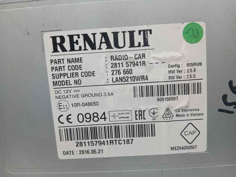 Recambio de sistema navegacion gps para renault clio iv zen referencia OEM IAM 281157941R LAN5210WR4 