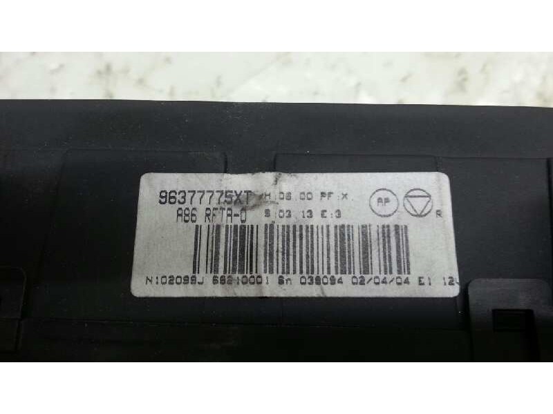 Recambio de mando climatizador para citroën c3 1.4 hdi sx plus referencia OEM IAM 96377775XT 69210001 69210001