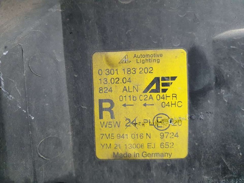 Recambio de faro derecho para ford galaxy (vy) ghia referencia OEM IAM 7M5941016N 0301183202 AL