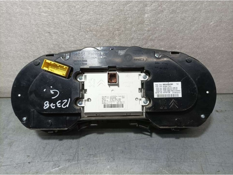Recambio de cuadro instrumentos para peugeot 3008 hybrid4 referencia OEM IAM 9804264380 63989150U 