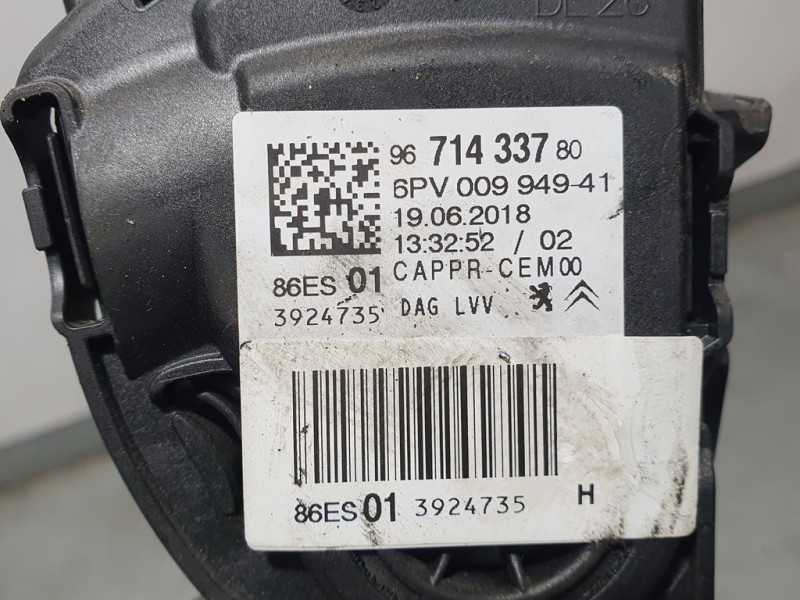 Recambio de potenciometro pedal para citroën c-elysée feel referencia OEM IAM 9671433780 6PV00994941 