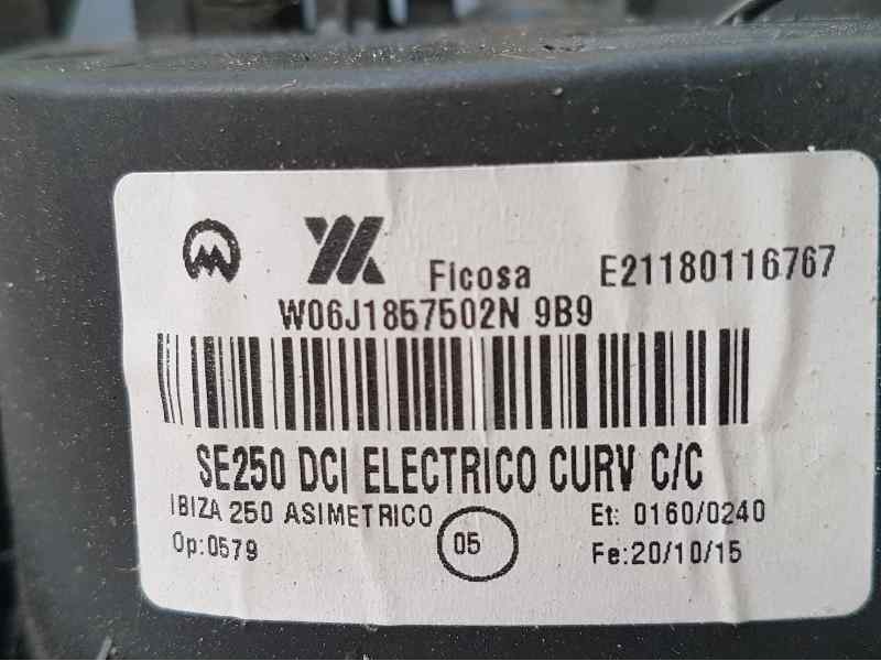 Recambio de retrovisor derecho para seat ibiza (6p1) style referencia OEM IAM W06J1857502N 5 PINS ELECTRICO