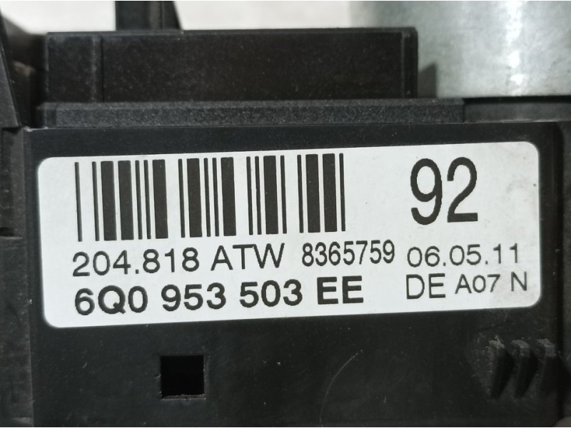 Recambio de mando luces y limpia para volkswagen polo (6r1) advance referencia OEM IAM 6Q0956503EE  