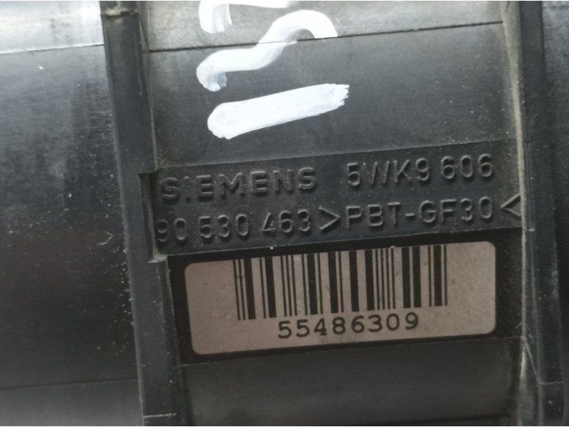 Recambio de caudalimetro para opel vectra c berlina comfort referencia OEM IAM 90530463 5WK9606 SIEMENS