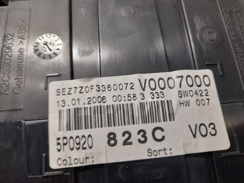 Recambio de cuadro instrumentos para seat altea (5p1) stylance / style referencia OEM IAM 110080280010  