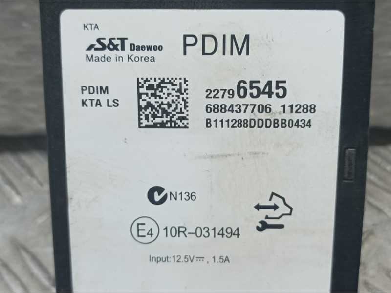 Recambio de modulo electronico para chevrolet orlando lt referencia OEM IAM 22796545 688437706 