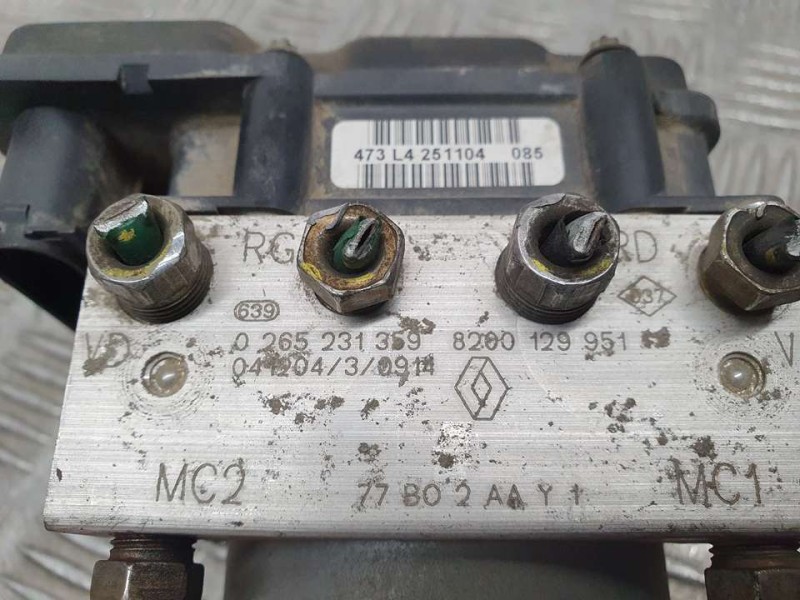 Recambio de abs para renault modus confort dynamique referencia OEM IAM 8200129951 0265231359 BOSCH