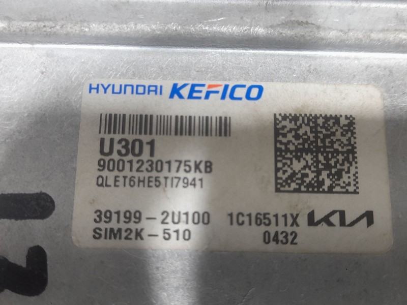 Recambio de centralita motor uce para kia xceed (cd) 1.6 crdi 136 referencia OEM IAM 391992U100 9001230175KB KEFICO