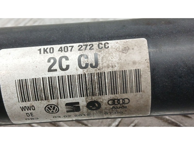 Recambio de transmision delantera derecha para seat leon (1p1) 1.6 tdi referencia OEM IAM 1K0407272CC  