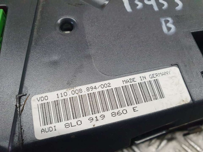Recambio de cuadro instrumentos para audi a3 (8l) 1.6 ambiente referencia OEM IAM 8L0919860E 110008894 VD0