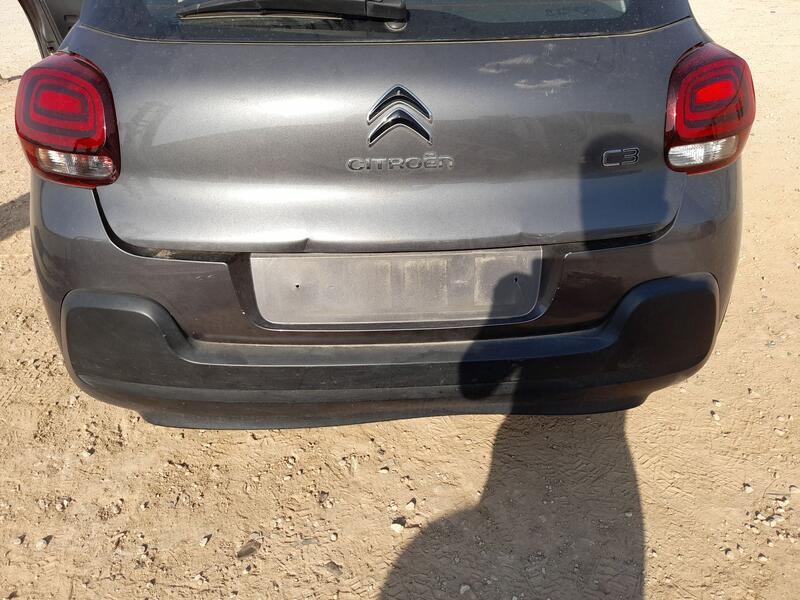 Recambio de paragolpes trasero para citroën c3 iii (sx) 1.2 vti 82 referencia OEM IAM 1618082980  