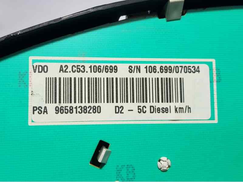 Recambio de cuadro instrumentos para peugeot 407 st confort referencia OEM IAM 9658138280 A2C53106699 VDO