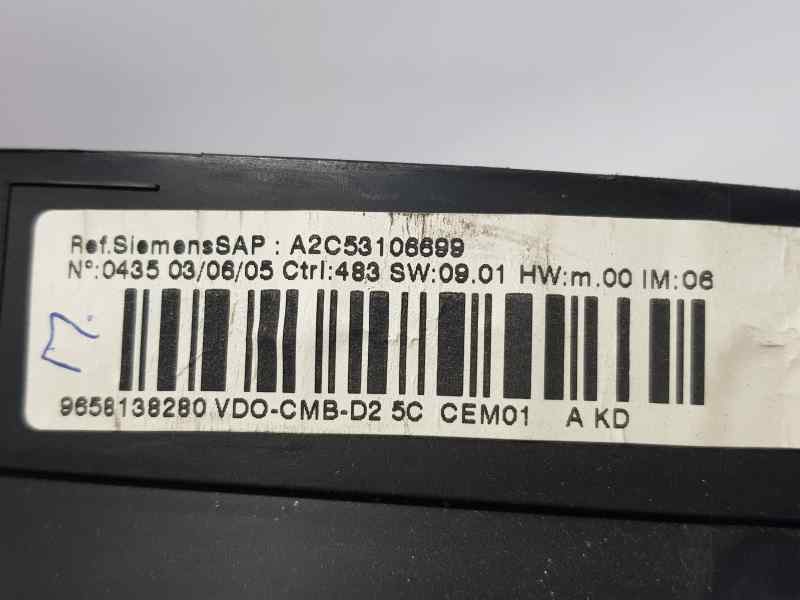 Recambio de cuadro instrumentos para peugeot 407 st confort referencia OEM IAM 9658138280 A2C53106699 VDO