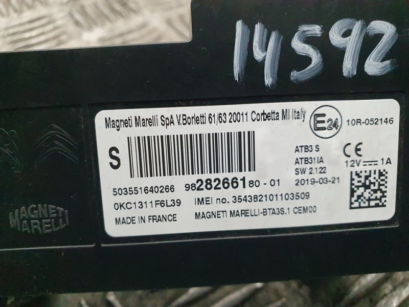 Recambio de modulo electronico para peugeot 3008 allure referencia OEM IAM 9828266180  