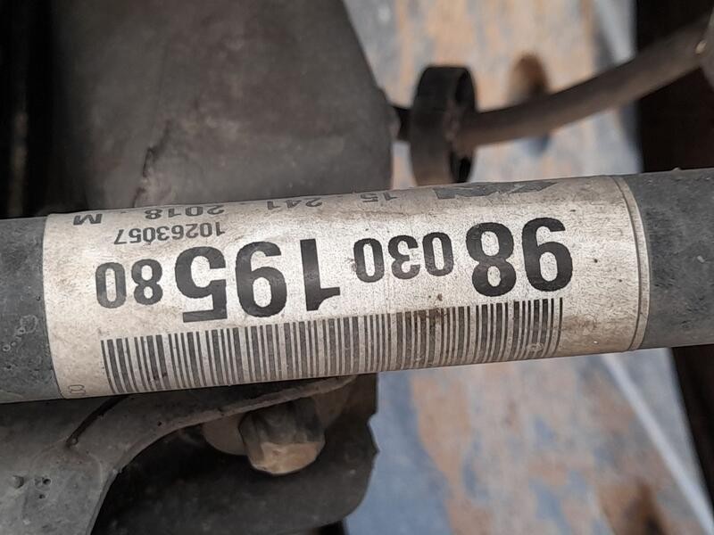 Recambio de transmision delantera izquierda para citroën c3 iii (sx) 1.2 vti 82 referencia OEM IAM 9803019580  