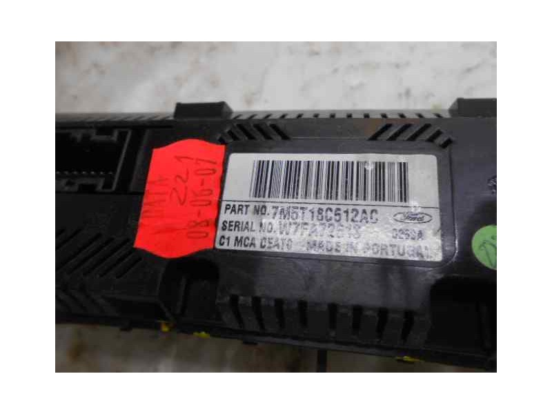 Recambio de mando climatizador para ford c-max (cb3) ghia referencia OEM IAM 7M5T18C612AC  