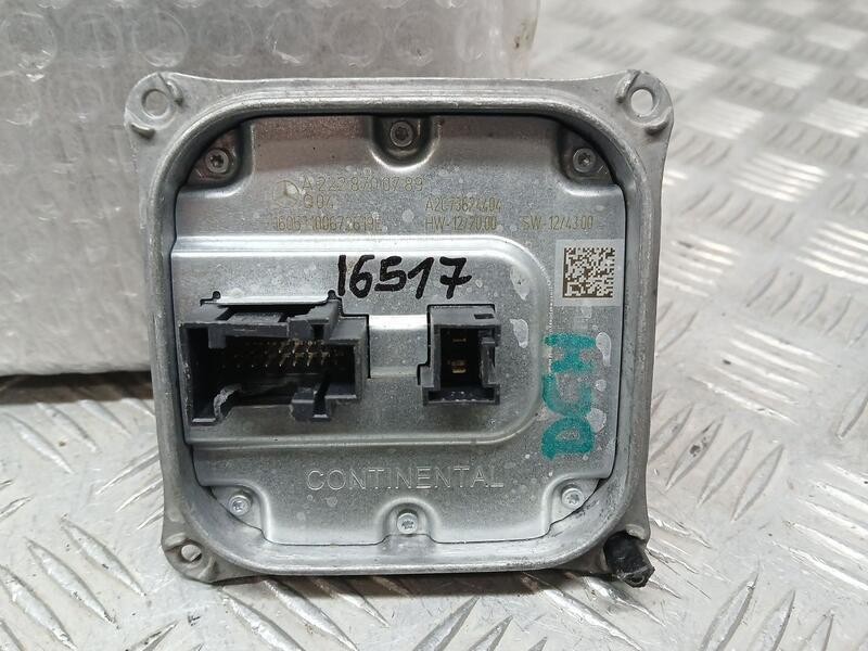 Recambio de centralita faro para mercedes-benz clase c coupé (c205) c 200 (205.342) referencia OEM IAM A2228700789 CONTINENTAL A