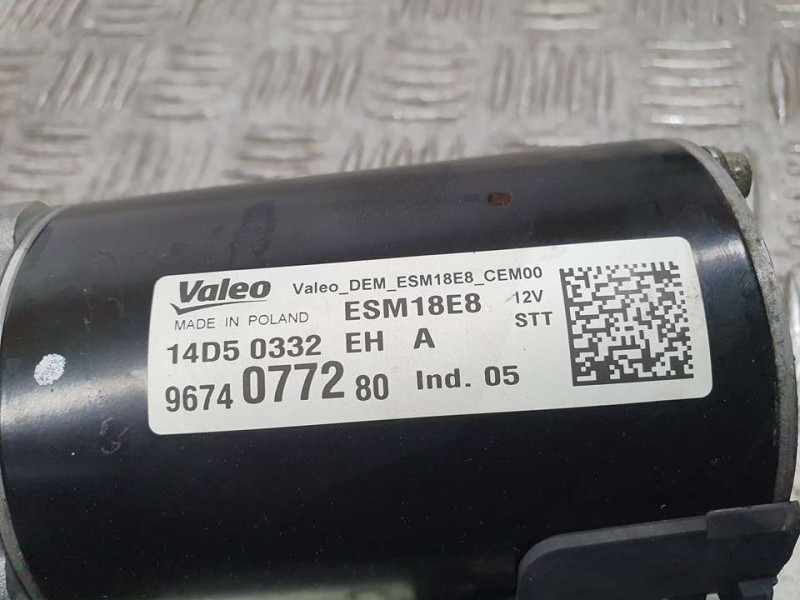 Recambio de motor arranque para peugeot 3008 allure referencia OEM IAM 9674077280 ESM18E8 VALEO