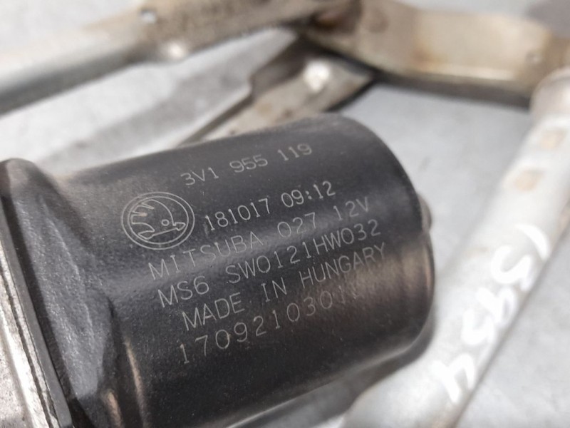 Recambio de motor limpia delantero para skoda superb (3v3) active referencia OEM IAM 3V1955119  