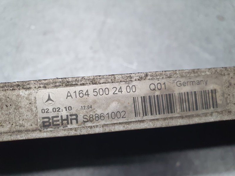 Recambio de radiador aceite para mercedes-benz clase m (w164) ml 300 cdi be 4-matic (164.121) referencia OEM IAM A1645002400 S88