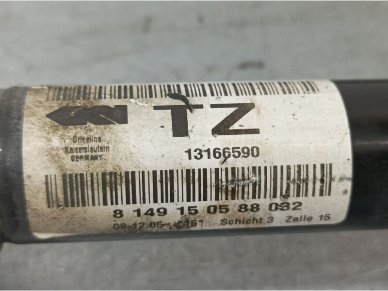 Recambio de transmision delantera izquierda para opel signum elegance referencia OEM IAM 13166590  