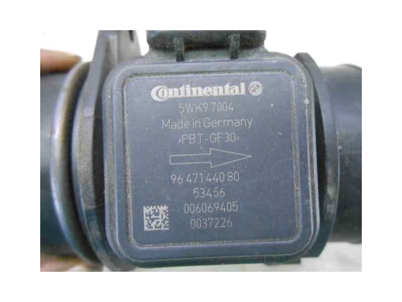 Recambio de caudalimetro para citroën c3 1.4 hdi cool referencia OEM IAM 5WK97004 9647144080 CONTINENTAL