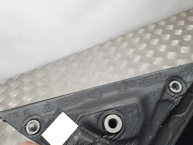 Recambio de retrovisor derecho para skoda superb (3v3) active referencia OEM IAM 3V0857934 18182 ELECTRICO 10 CABLESFALTA CRISTA